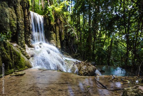 Beautiful Erawan Waterfall, Erawan National Park 