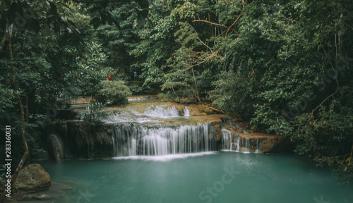 Beautiful Erawan Waterfall, Erawan National Park 
