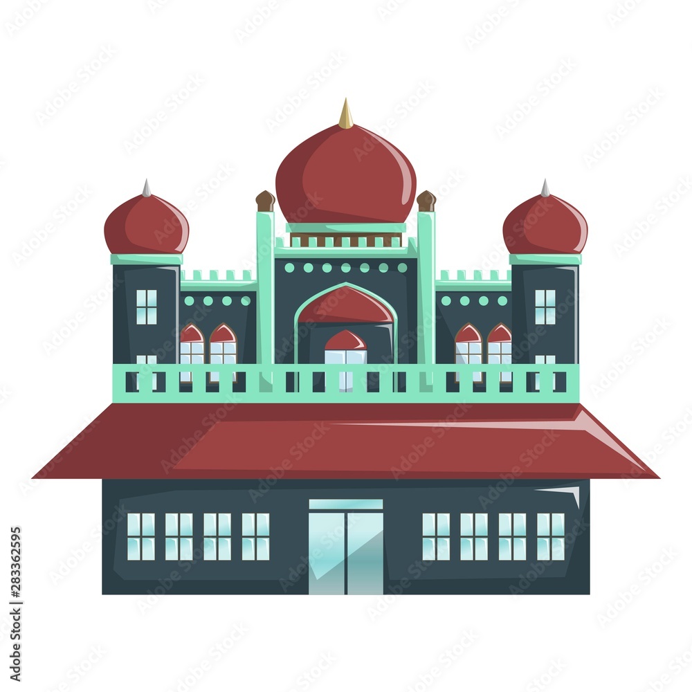 Fototapeta premium Beautiful Mosque Building, Islamic building to pray