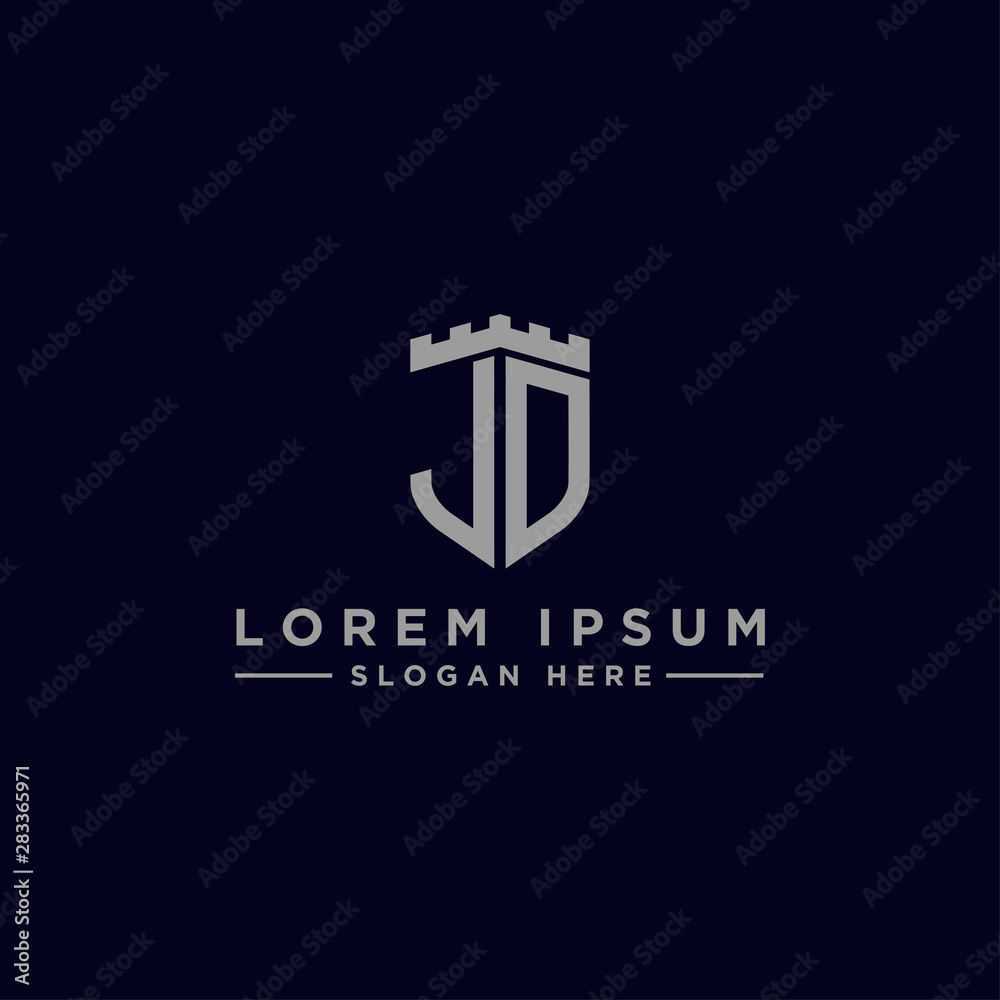 Inspiring company logo designs from the initial letters JD logo icon. -Vectors Inspiring company logo designs from the initial letters JD logo icon. -Vectors