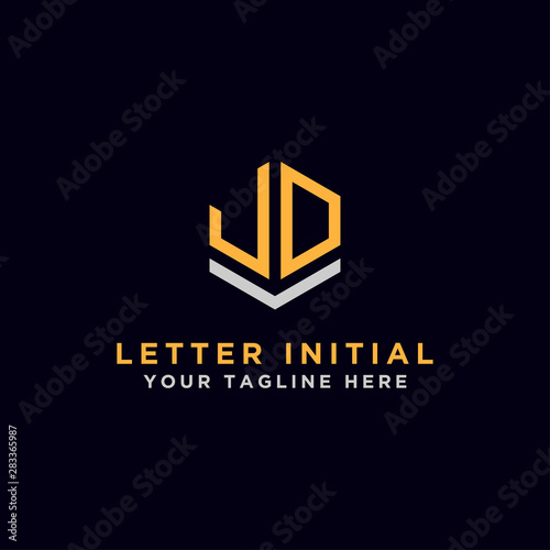 Inspiring company logo designs from the initial letters JD logo icon. -Vectors