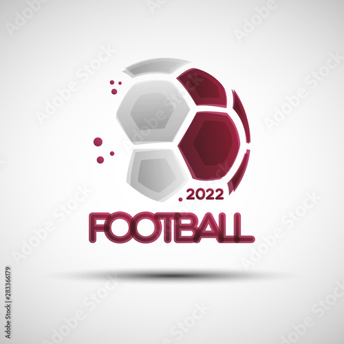 Abstract soccer ball