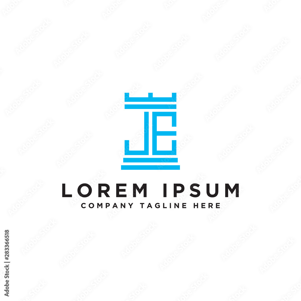 Inspiring company logo designs from the initial letters JE logo icon. -Vectors Inspiring company logo designs from the initial letters JE logo icon. -Vectors