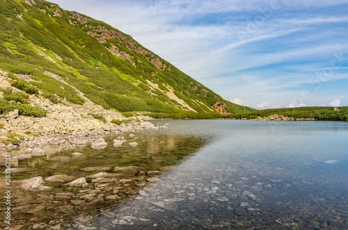 Fototapeta Naklejka Na Ścianę i Meble -  Tatra mountains, Czerwony staw lake, summer day, Poland