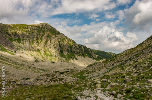 Mountain landscape, Tatra mountains, Poland, Panszczyca valley in summer photo