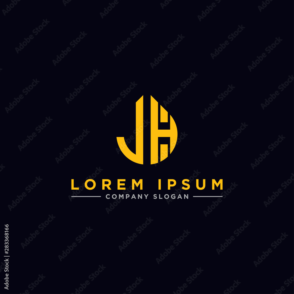 Inspiring company logo designs from the initial letters JH logo icon. -Vectors Inspiring company logo designs from the initial letters JH logo icon. -Vectors