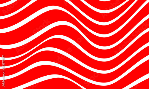 Zebra Wave Lines red Pattern Abstract Background. Vector