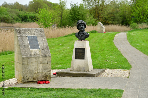 Benouville; France - april 22 2018 : Pegasus bridge photo