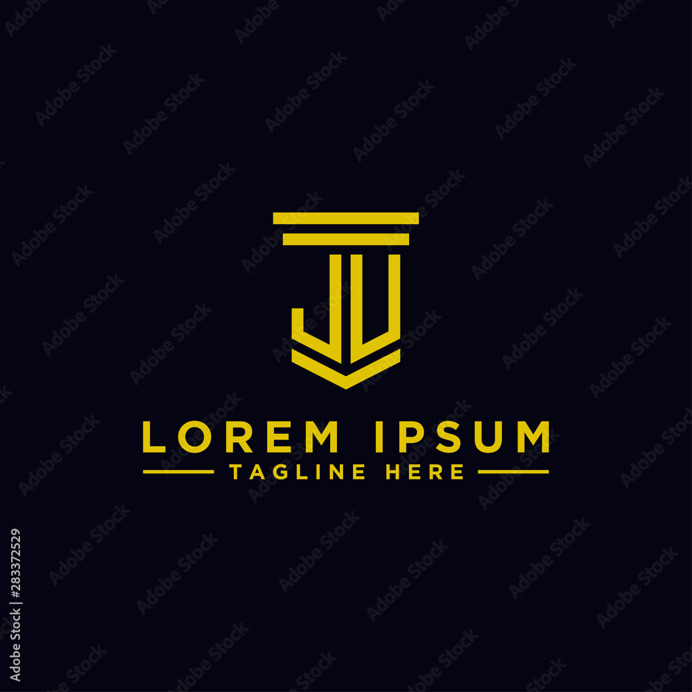 Inspiring company logo designs from the initial letters JU logo icon. -Vectors Inspiring company logo designs from the initial letters JU logo icon. -Vectors