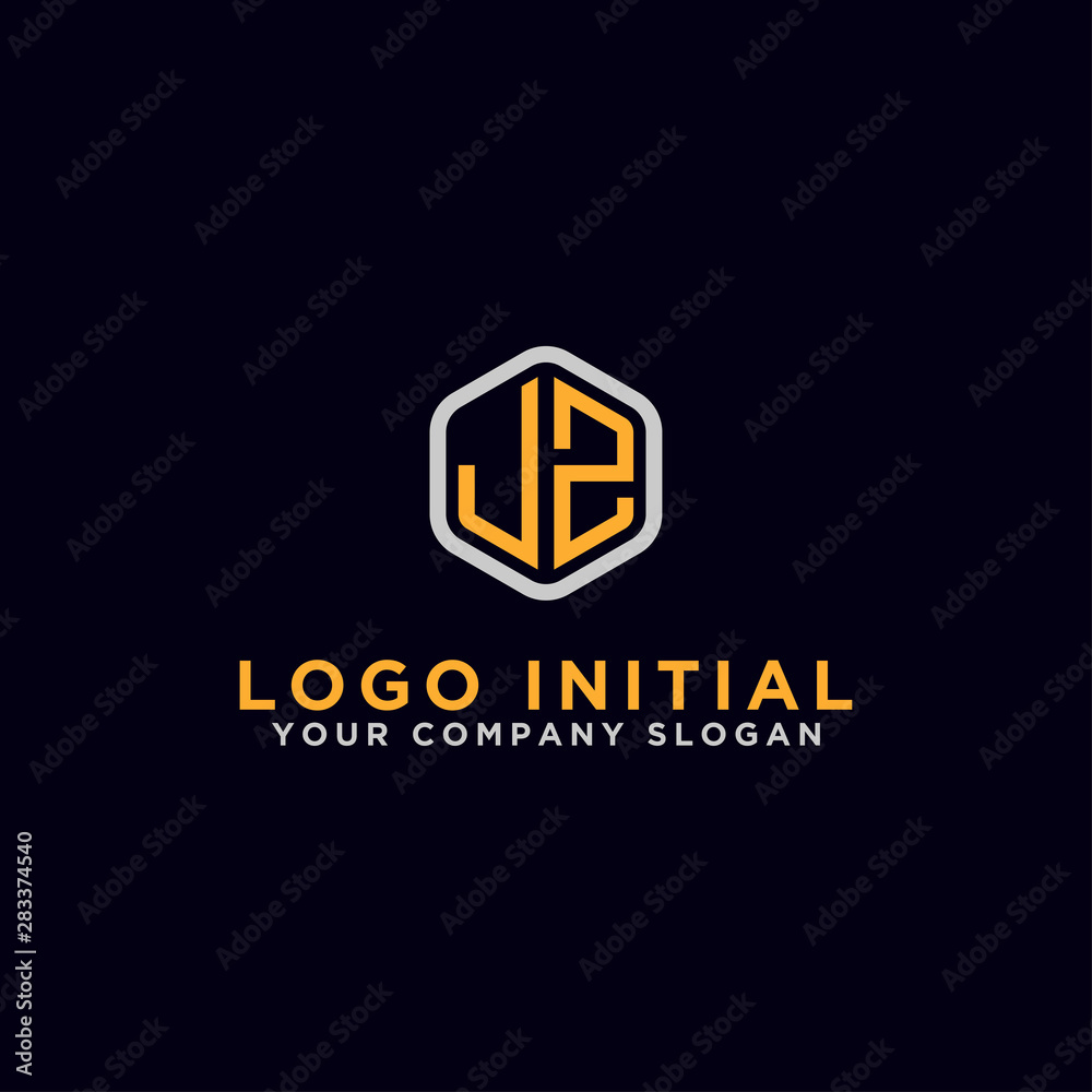 inspiring logo designs for companies from the initial letters of the JZ logo icon. -Vectors inspiring logo designs for companies from the initial letters of the JZ logo icon. -Vectors