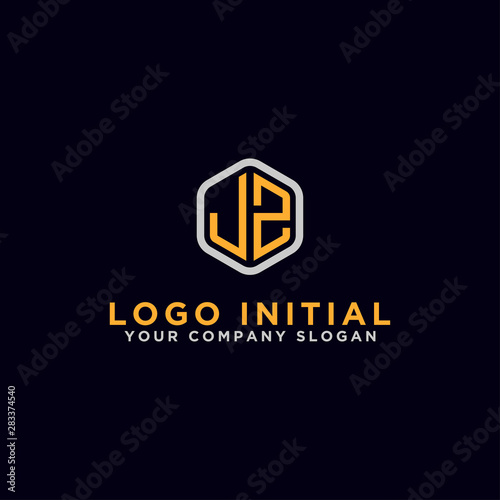 inspiring logo designs for companies from the initial letters of the JZ logo icon. -Vectors