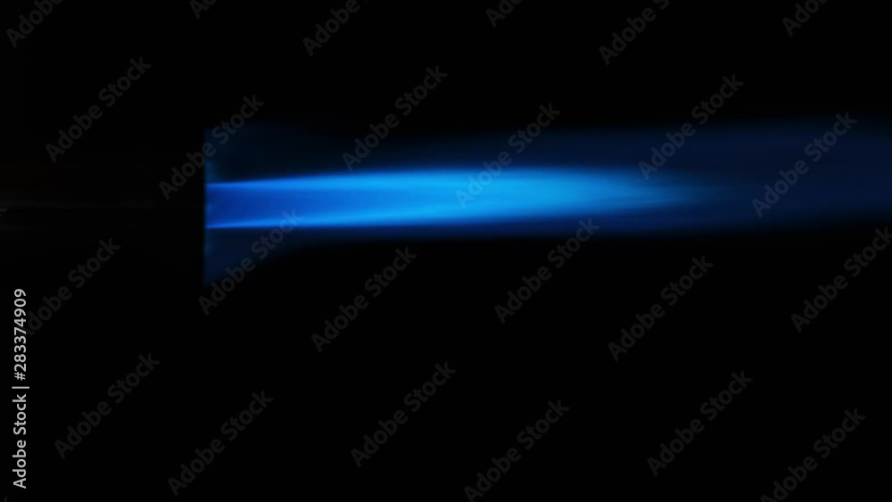 Burner blue gas lighting. Close up. Burner blue gas lighting. Close up.
