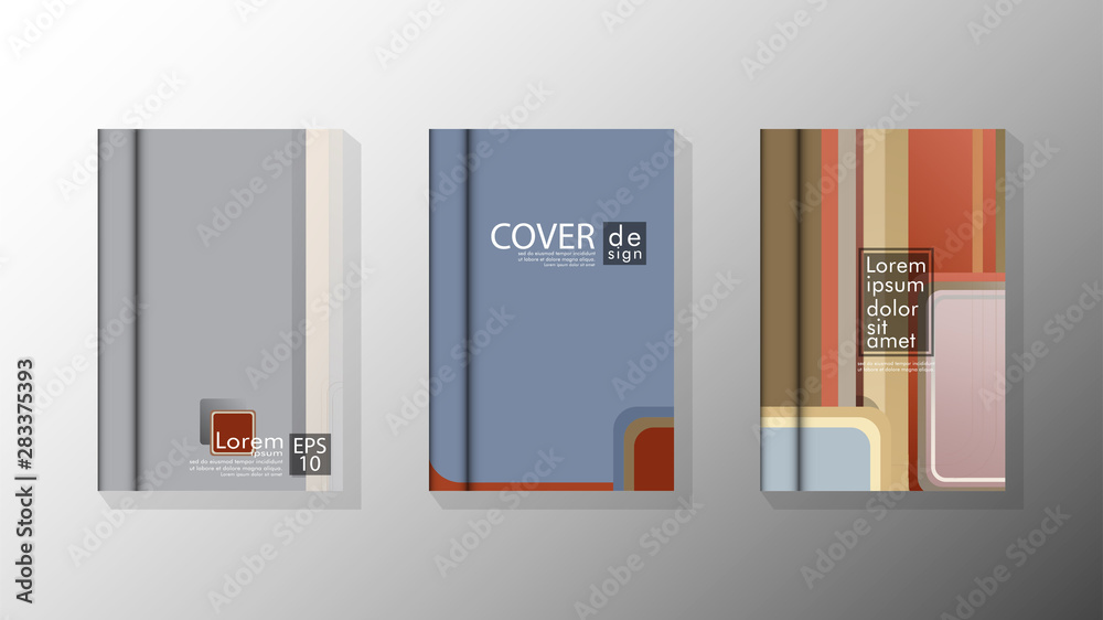 Vector collection of book cover backgrounds. eps 10 vector design illustrations Vector collection of book cover backgrounds. eps 10 vector design illustrations