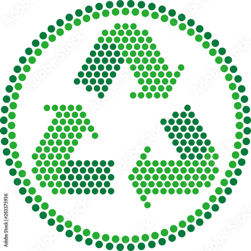 Simple recycle symbol into ...