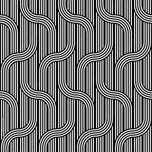 Design seamless waving pattern