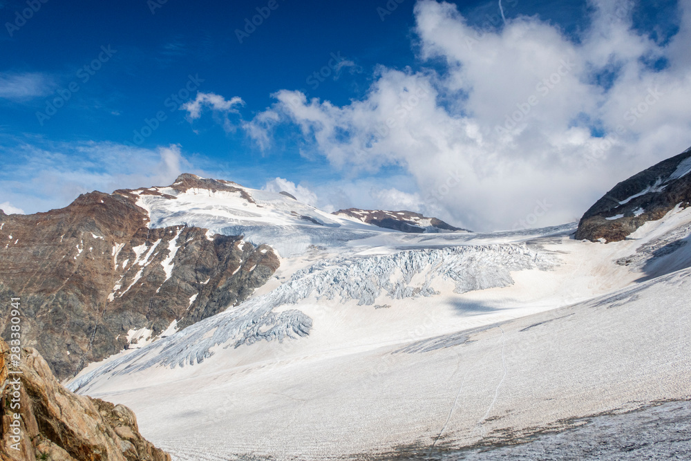 Gletscher beim Sustenhorn in der Schweiz