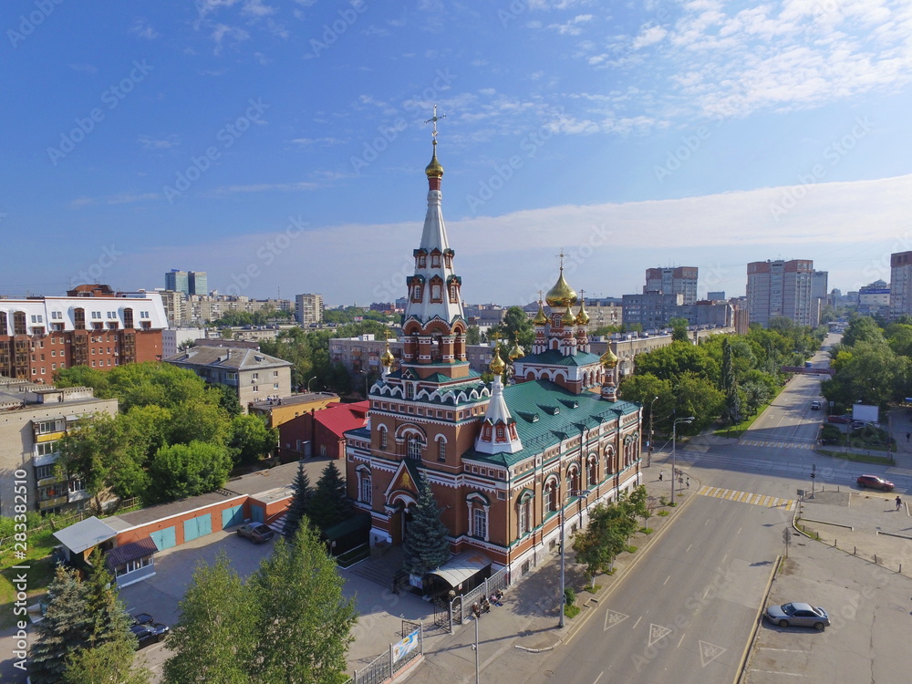 Obraz premium Bishop's Compound of the Church of the ascension. Perm. Russia