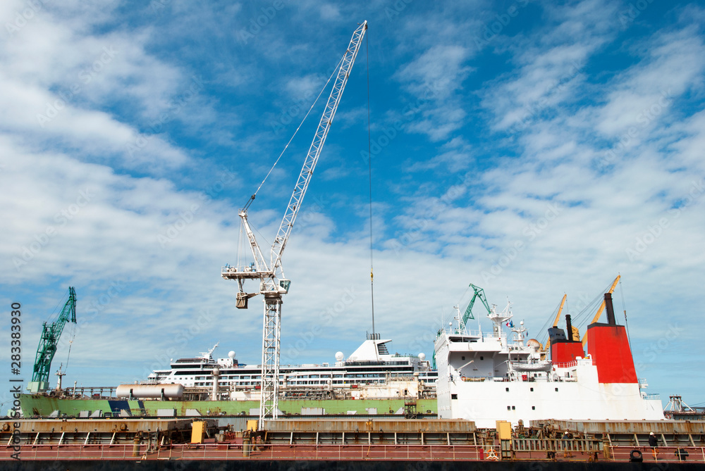 Fototapeta premium The Dry Dock Crane