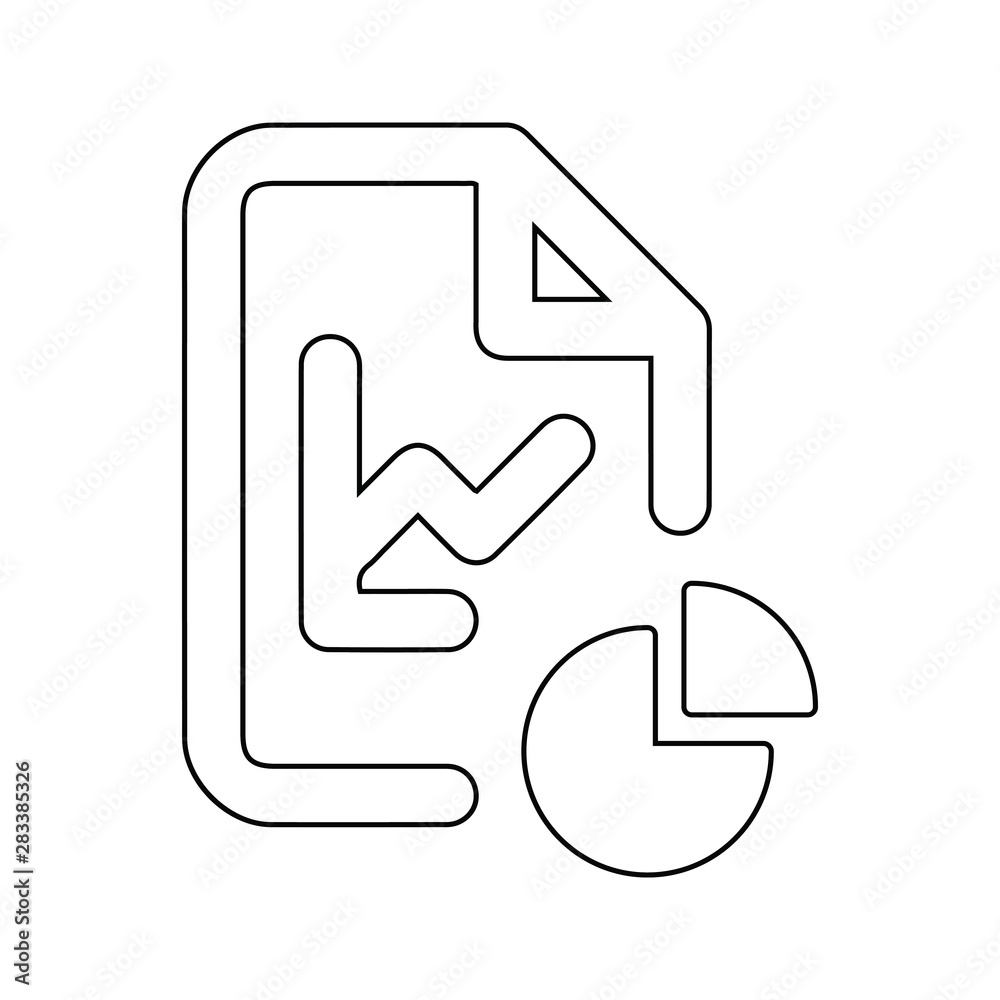 Statistics Icon, File Organization Statistics Icon, File Organization