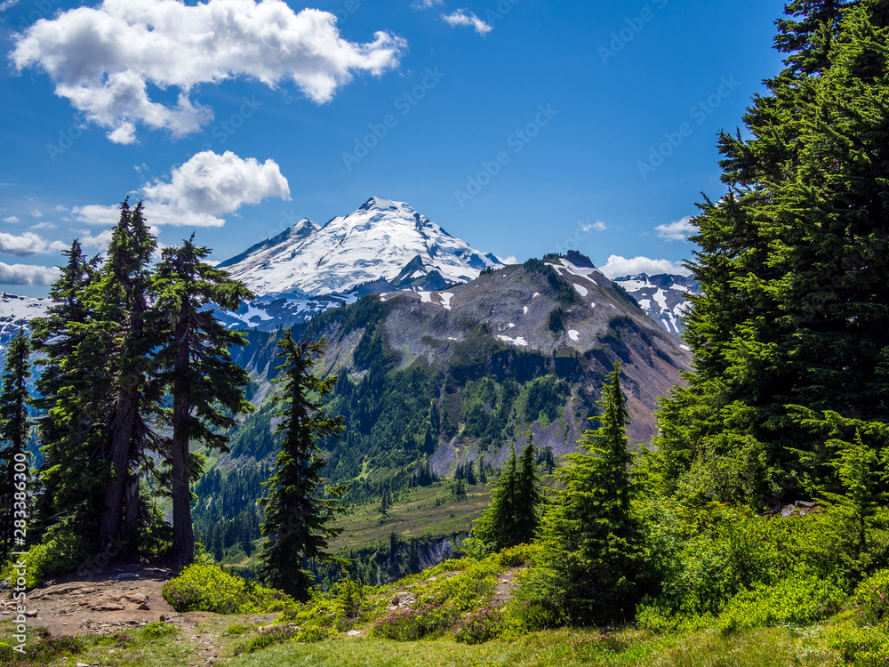 View of North Cascade Mountains View of North Cascade Mountains