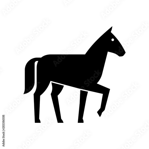 Horse logo. Icon design. Template elements © Nataliia