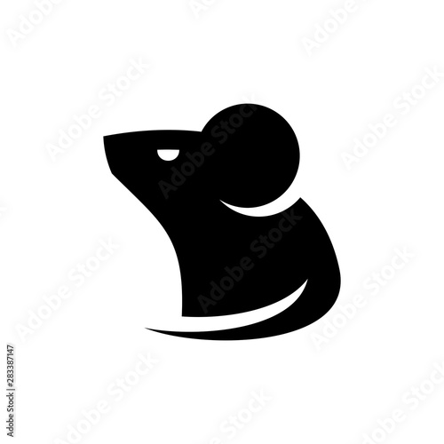 Mouse Logo. Icon design. Template elements