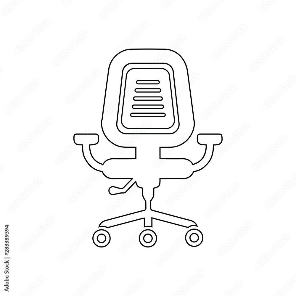 Chair Icon, Office Chair, Furniture