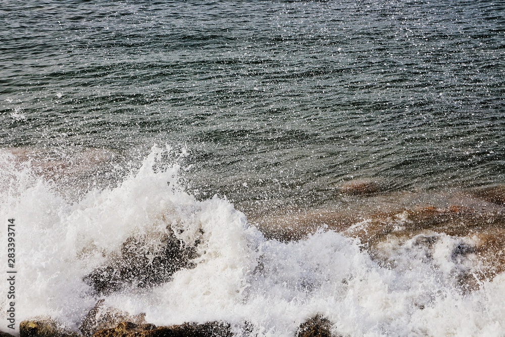 Fototapeta premium wave on beach