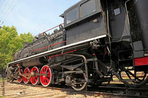 Steam locomotive wheel