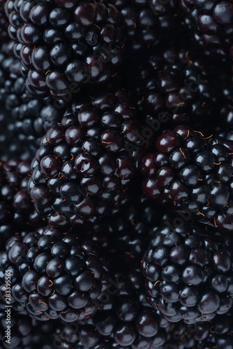 Fresh ripe blackberries