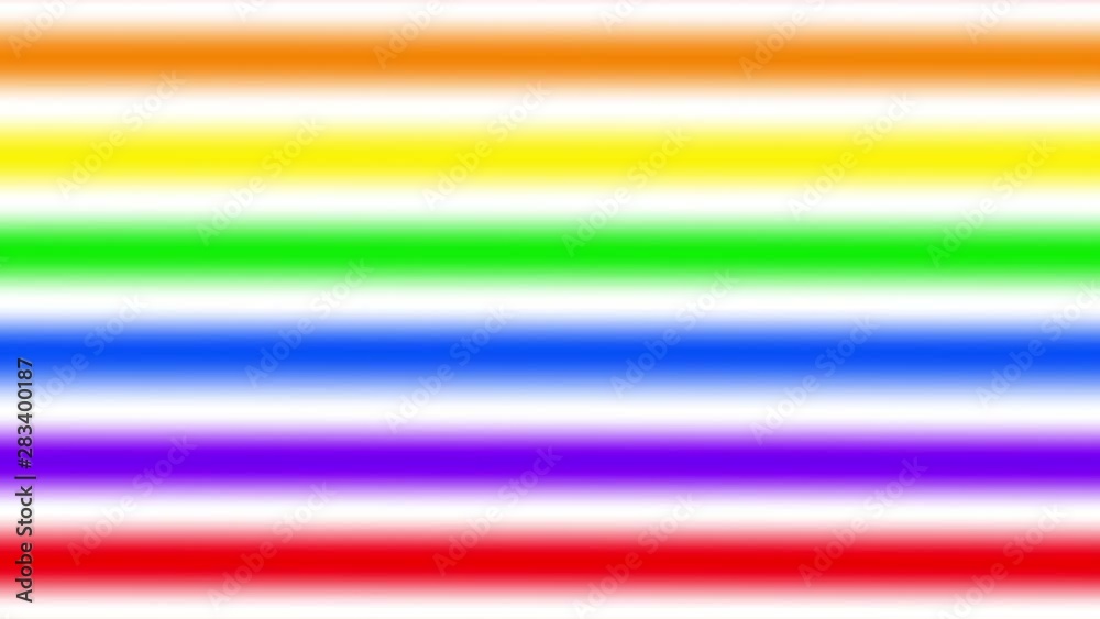 Rainbow Gay Flag Animation on white background. Concept LGBT Community. Abstract graphics looping animation. Rainbow Gay Flag Animation on white background. Concept LGBT Community. Abstract graphics looping animation.