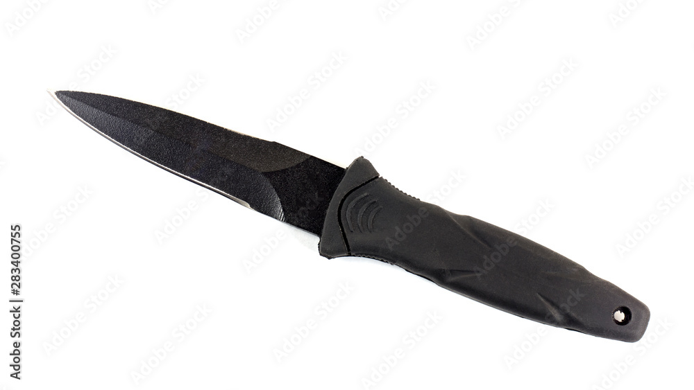 Obraz premium Blued dagger on a white background isolated