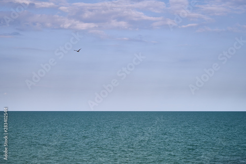 coast of the Sea of Azov, seascape