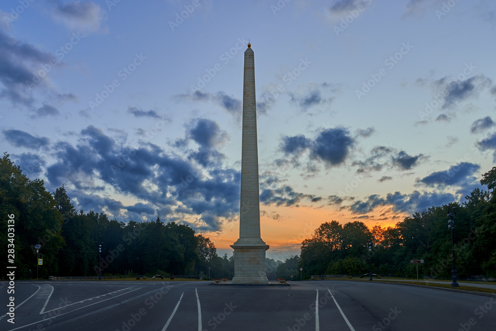 Fototapeta premium Gatchina city, Russia, Connable