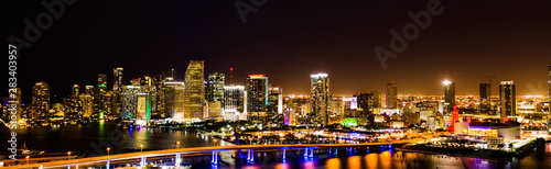 Miami Night Panorama