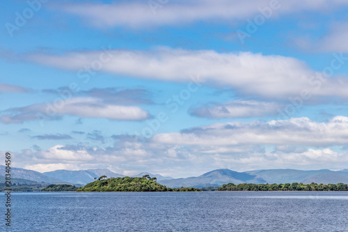 Wallpaper Mural Lough Corrib with forest and Conerama mountains in background Torontodigital.ca