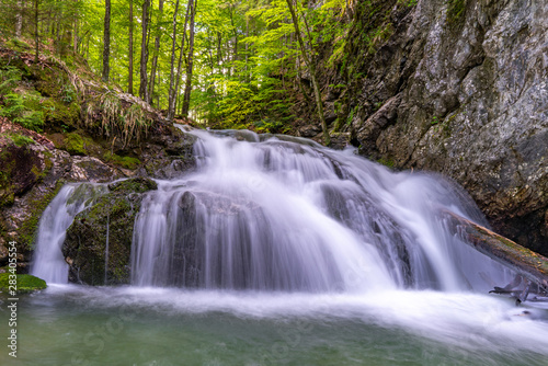 Mittlere Kaskade der Josefsthaler Wasserf  lle am Schliersee