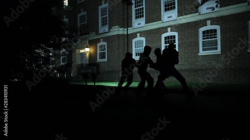 Gang Fights Man