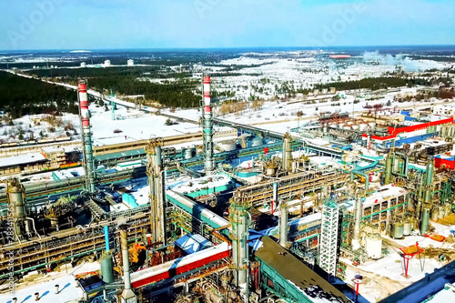 Oil refinery and petrochemical plant