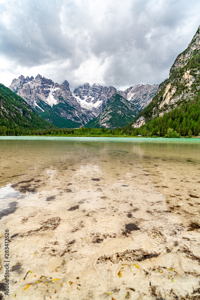 Sandboden im Dürrensee in Südtirol