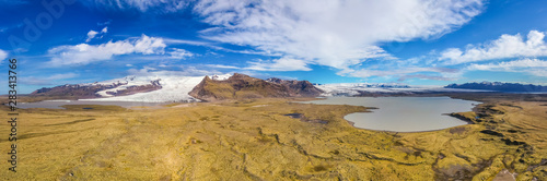Vatnajokull Glacier, Vatnajokull National Park. Iceland's largest glacier.