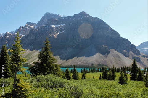 a mountain flare