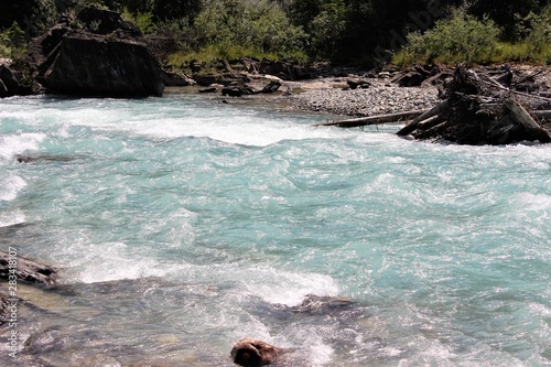 river on the rocks