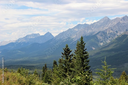 view of the mountains