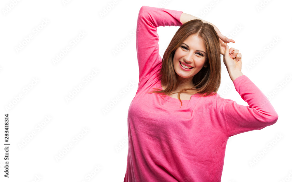 Fashion portrait of a sexy young woman Fashion portrait of a sexy young woman