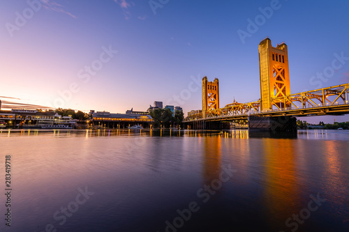 Sunrise over West Sacramento