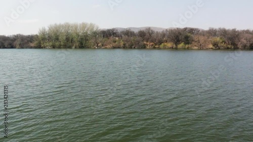 Vaal river Free State South Africa winter water landscape cloudless sky