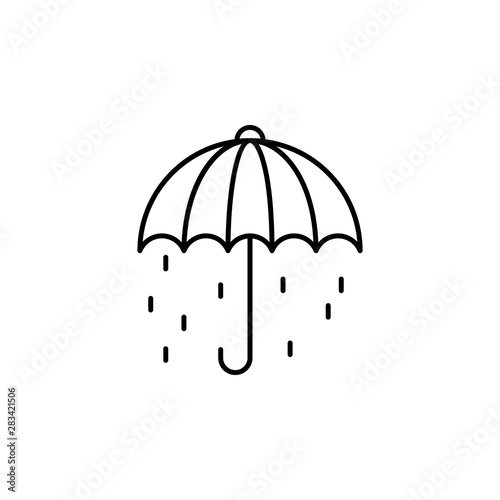 Umbrella, autumn icon. Element of autumn icon