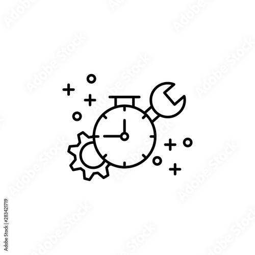 Fast, urgent, quick icon. Element of customer services icon