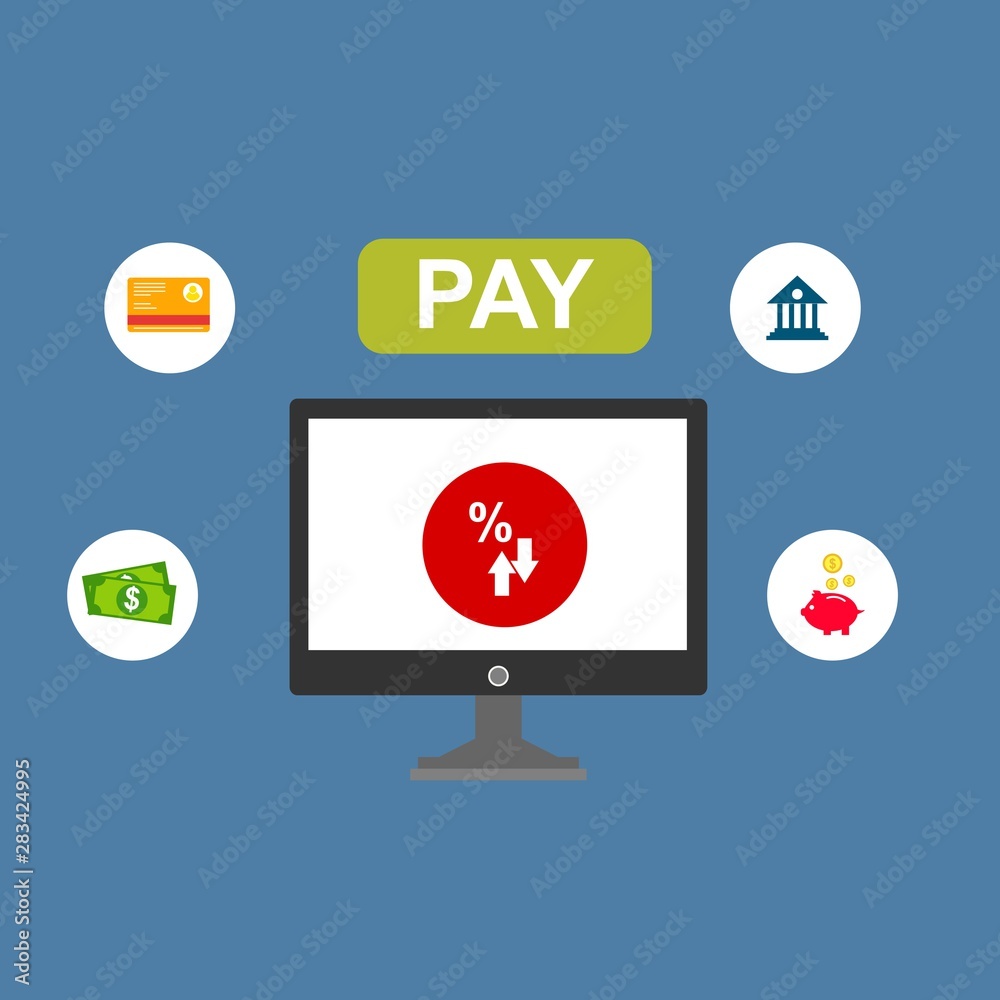 Online shopping concept. Mobile payments. vector illustration. Can be used for workflow layout template, banner, marketing, infographics Online shopping concept. Mobile payments. vector illustration. Can be used for workflow layout template, banner, marketing, infographics